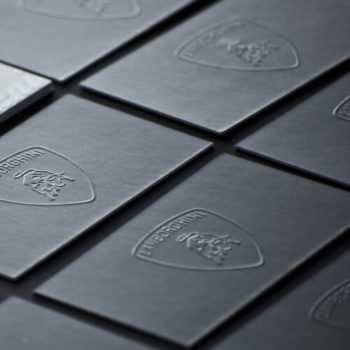 embossed business cards