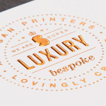 foil embossed business cards