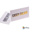 gold foil business cards