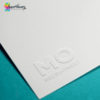 embossed business cards