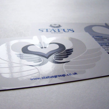 velvet spot uv gloss business cards