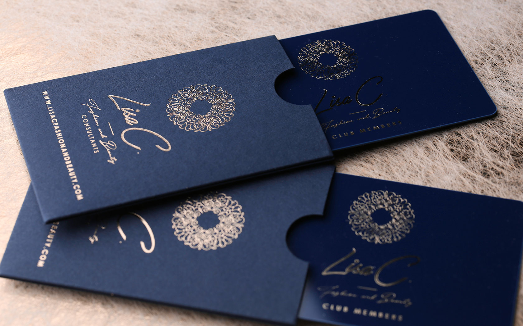 Luxury plastic business cards