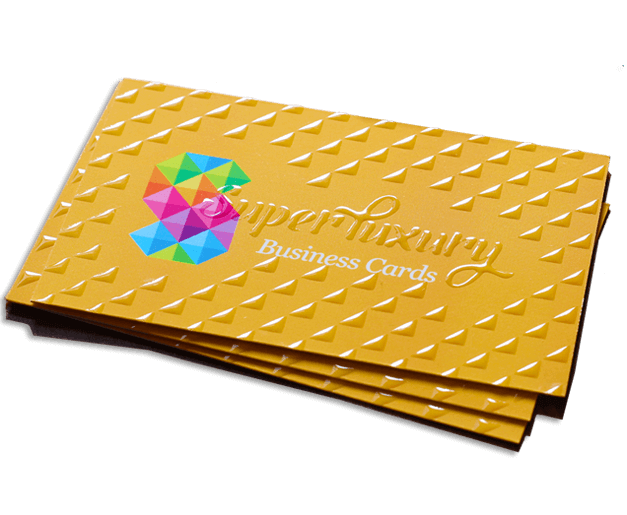 triple layer spot uv gloss business cards